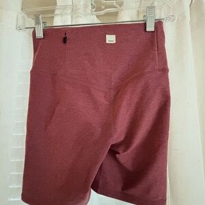 Vuori Women's Maroon Bike Shorts